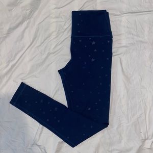Navy star legging